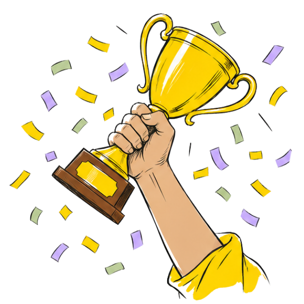 Ilustração de um troféu